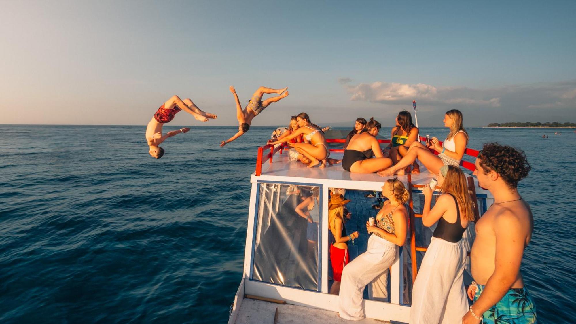 Atlas Gili Party Hostel Gili Trawangan Dış mekan fotoğraf