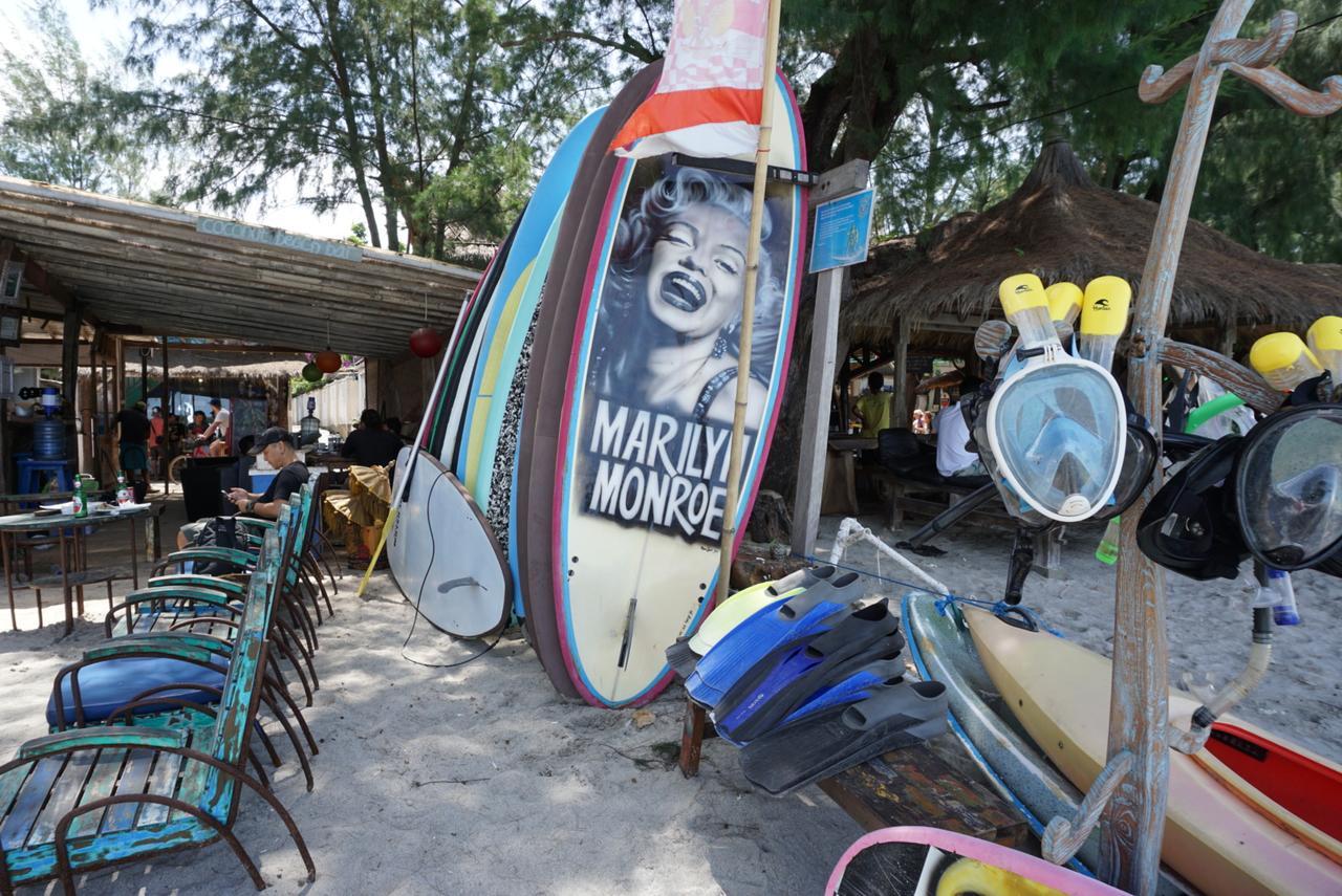 Atlas Gili Party Hostel Gili Trawangan Dış mekan fotoğraf